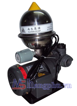 Máy bơm bánh răng tăng áp đầu gang bầu Inox HCB225-1.37 26T 1/2HP